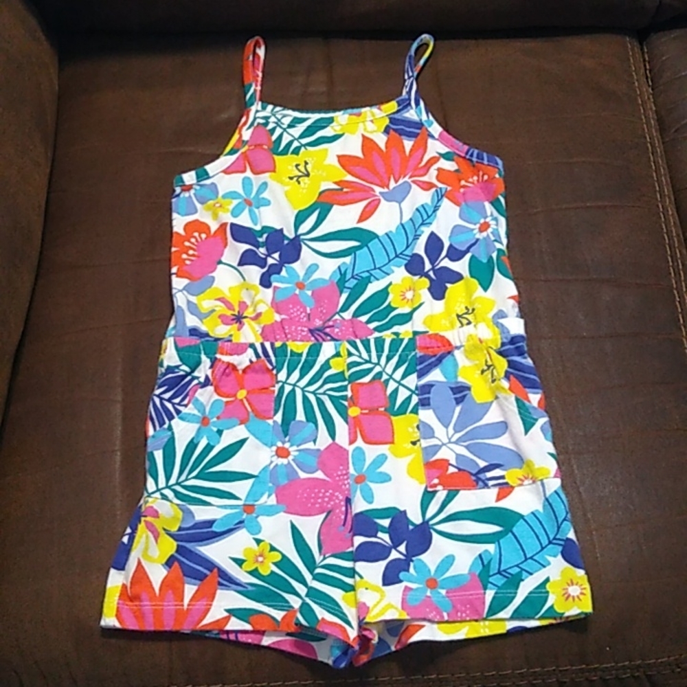 Wonder Nation 5T Floral Print Jumper